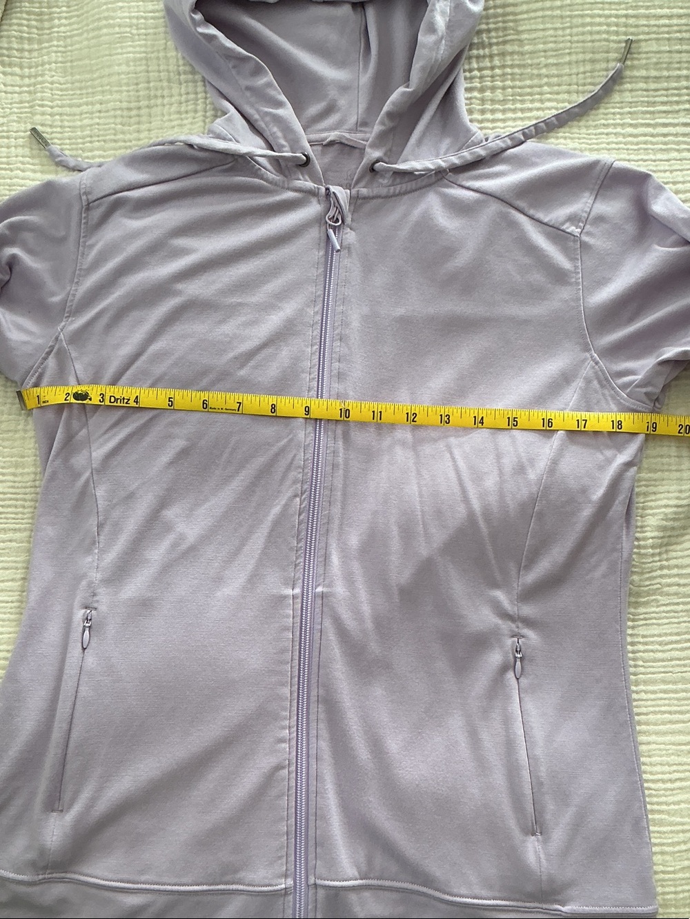 WoolX Ryann Lavender Full-Zip Hoodie Jacket - Women Size M - Picture 6 of 7
